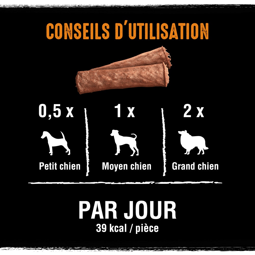 CRAVE™ Protein Strips Friandise au Poulet avec de la Dinde pour Chien 55g - 4