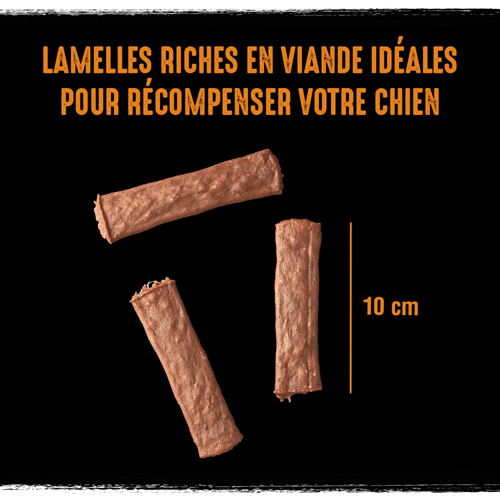 CRAVE™ Protein Strips Friandise au Poulet avec de la Dinde pour Chien 55g - 5