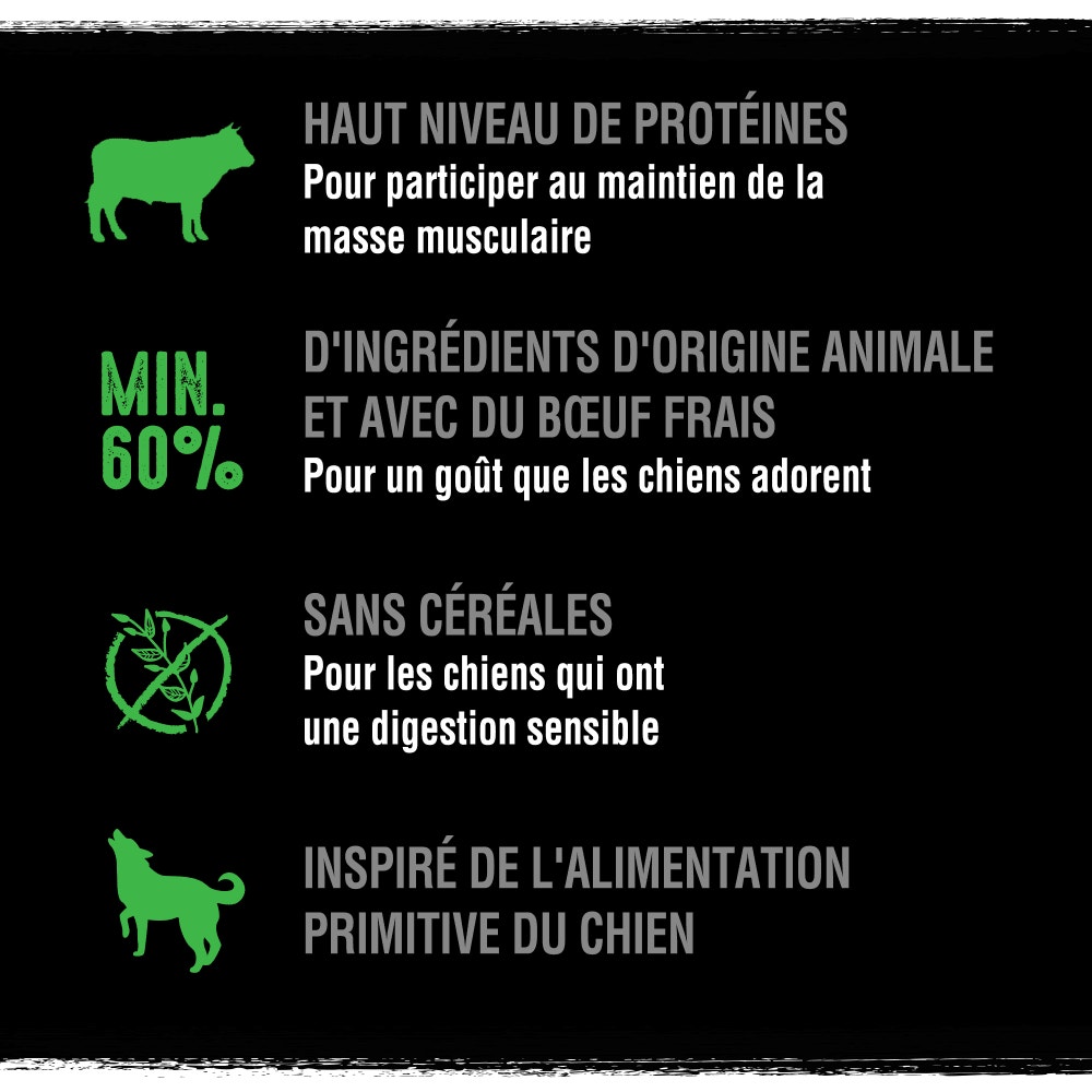 CRAVE™ Croquettes à l’Agneau et au Bœuf pour chiens adultes 1kg & 7kg - 3