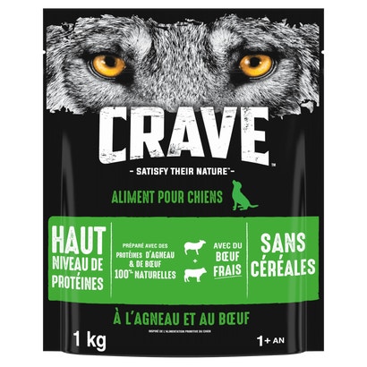 Croquettes à l’Agneau et au Bœuf pour chiens adultes